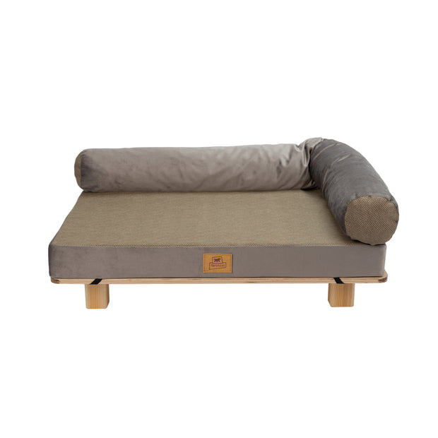 HARU Cama de madera para perros y gatos