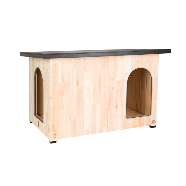 CLICKO Caseta de madera para perros