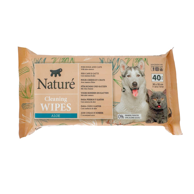NATURÉ TOALLITAS CON ALOE VERA (X40)