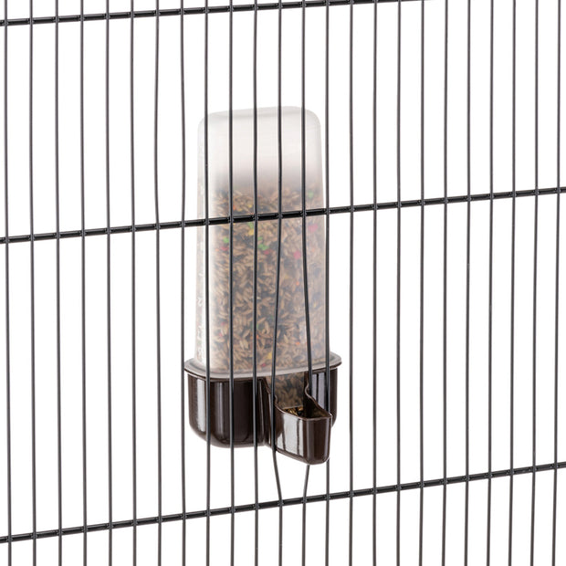 Dispensador de agua o alimento para aves