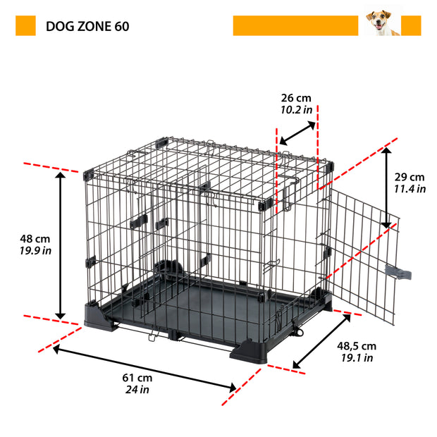 DOG ZONE jaula para perros
