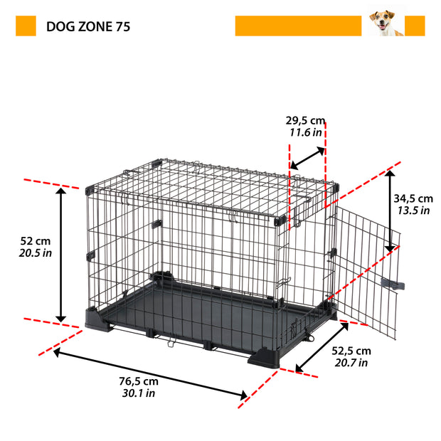 DOG ZONE jaula para perros