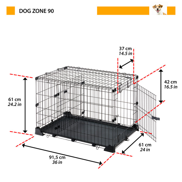 DOG ZONE jaula para perros