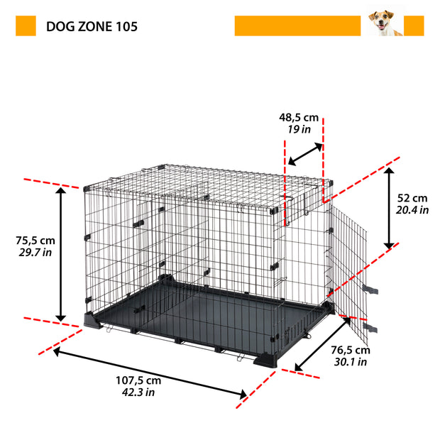 DOG ZONE jaula para perros