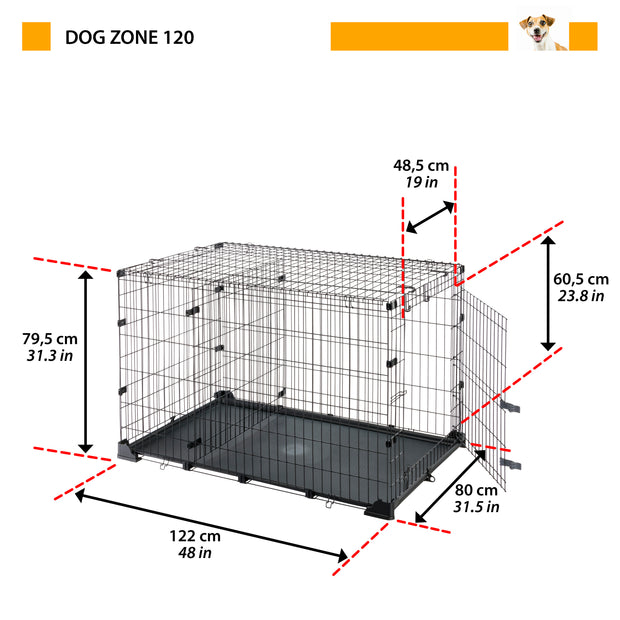 DOG ZONE jaula para perros