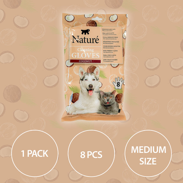 NATURÉ GUANTES DETERGENTES CON COCO (X8)