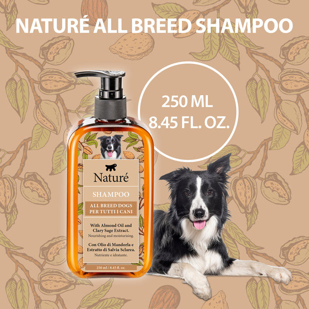 CHAMPÚ PARA PERROS NATURE’ CON ACEITE DE ALMENDRAS