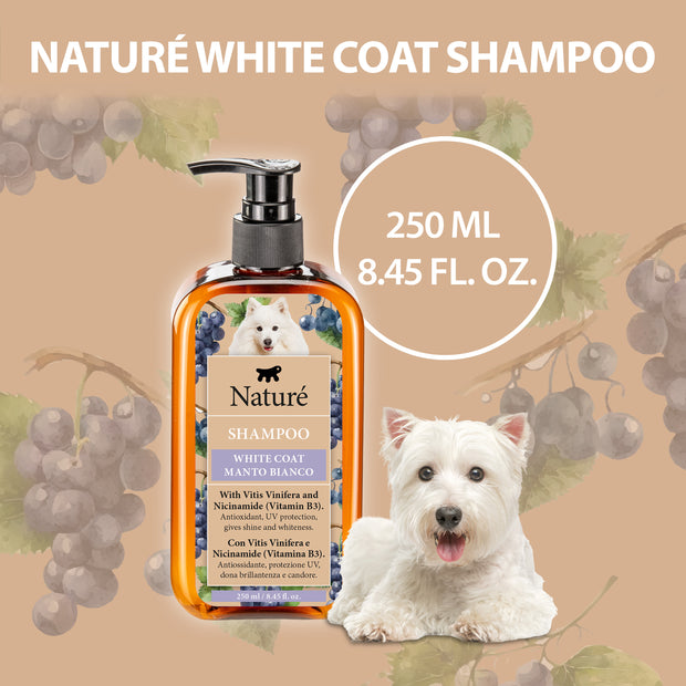 CHAMPÚ NATURE’ PARA PERROS DE MANTO BLANCO