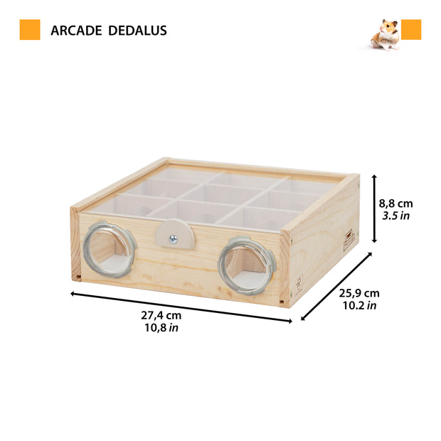 ARCADE DEDALUS Juguete de madera para hámster
