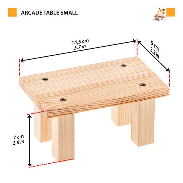ARCADE TABLE Juguete de madera para pequeños animales