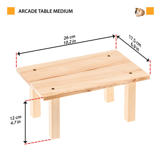 ARCADE TABLE Juguete de madera para pequeños animales