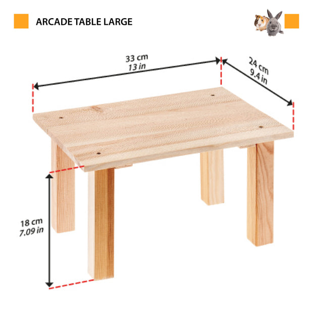 ARCADE TABLE Juguete de madera para pequeños animales