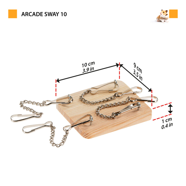 ARCADE SWAY Juguete de madera para pequeños animales