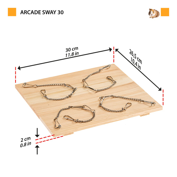 ARCADE SWAY Juguete de madera para pequeños animales