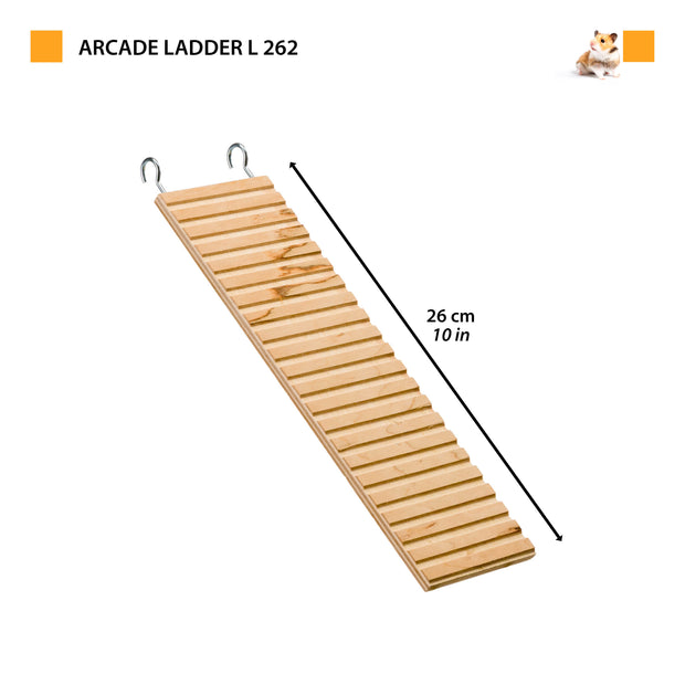 ARCADE LADDER Juguete de madera para hámsteres y pequeños animales