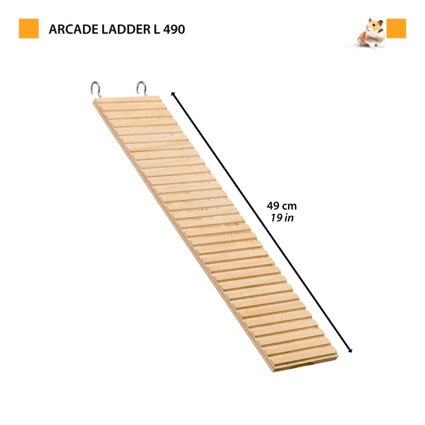 ARCADE LADDER Juguete de madera para hámsteres y pequeños animales