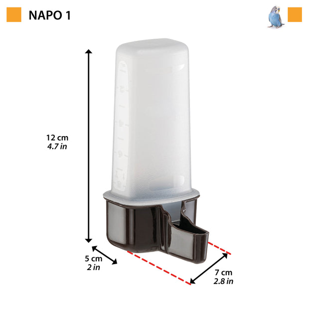 Dispensador de agua o alimento para aves