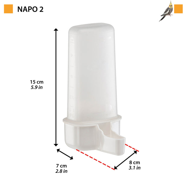 Dispensador de agua o alimento para aves