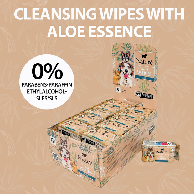 TOALLITAS DE BOLSILLO  NATURÈ TRAVEL WIPES (x8)