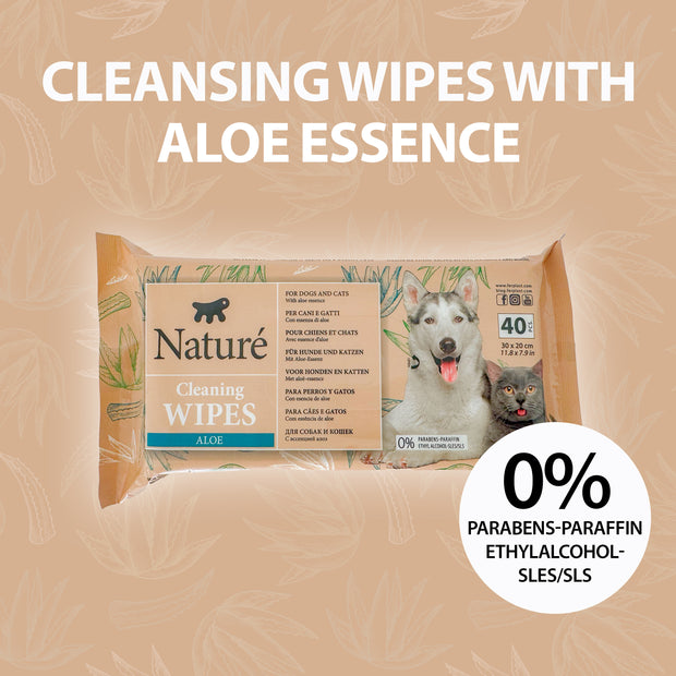 NATURÉ TOALLITAS CON ALOE VERA (X40)