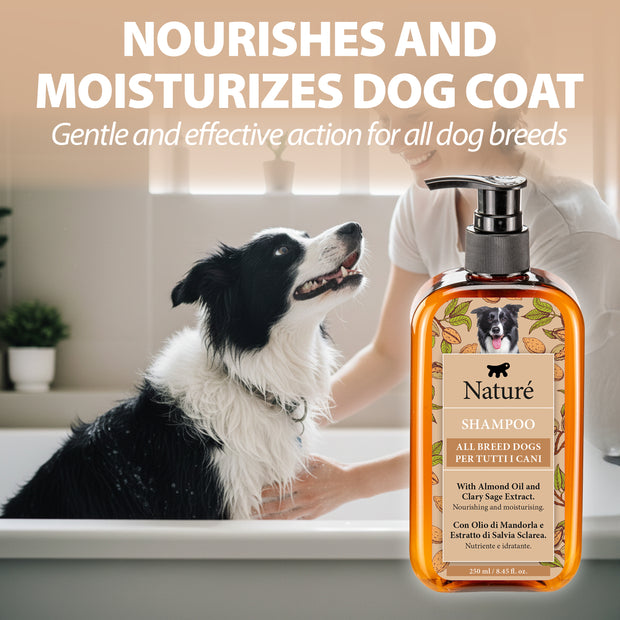 CHAMPÚ PARA PERROS NATURE’ CON ACEITE DE ALMENDRAS