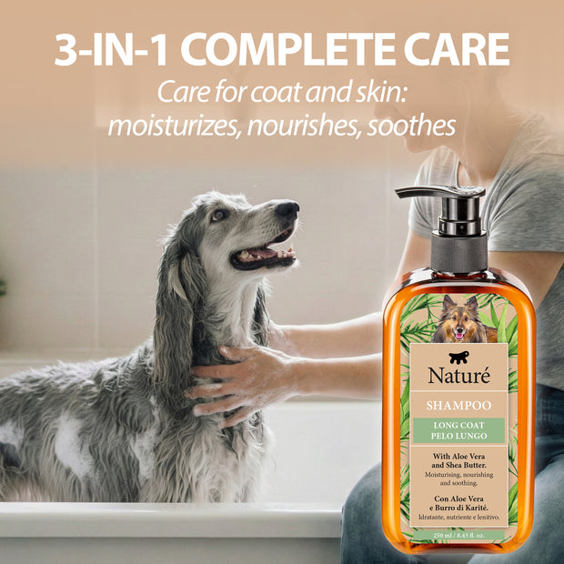 CHAMPÚ NATURE’ PARA PERROS DE PELO LARGO