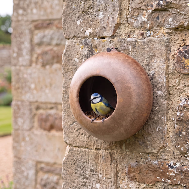 Comedero de exterior para aves silvestres