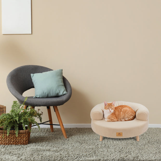 AKI Cama de madera para perros y gatos