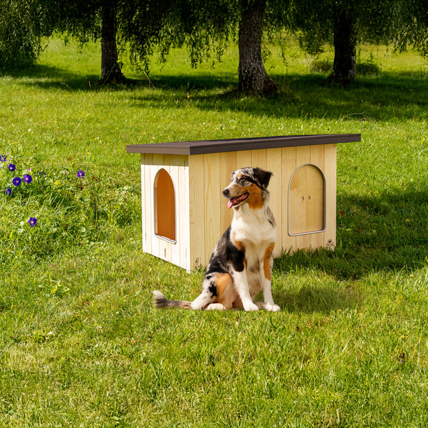 CLICKO Caseta de madera para perros