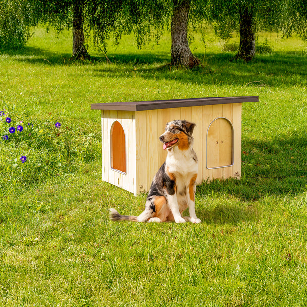CLICKO Caseta de madera para perros