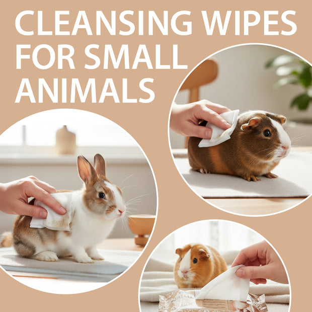 TOALLITAS CON TALCO PARA PEQUEÑOS ANIMALES NATURÉ (X15)