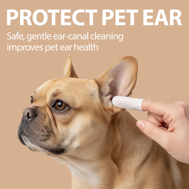 DEDALES DESECHABLES PARA LA LIMPIEZA DE LAS OREJAS DE PERROS Y GATOS (50 unidades) – NATURÉ