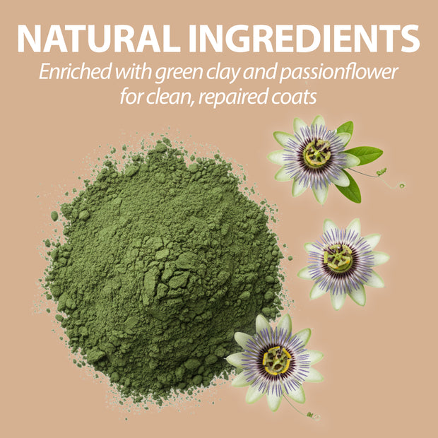 CHAMPÚ PARA PERROS NATURE’ CON ARCILLA VERDE