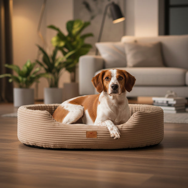 DANDY CORDUROY Cama tipo sofá con cojín extraíble para perros y gatos