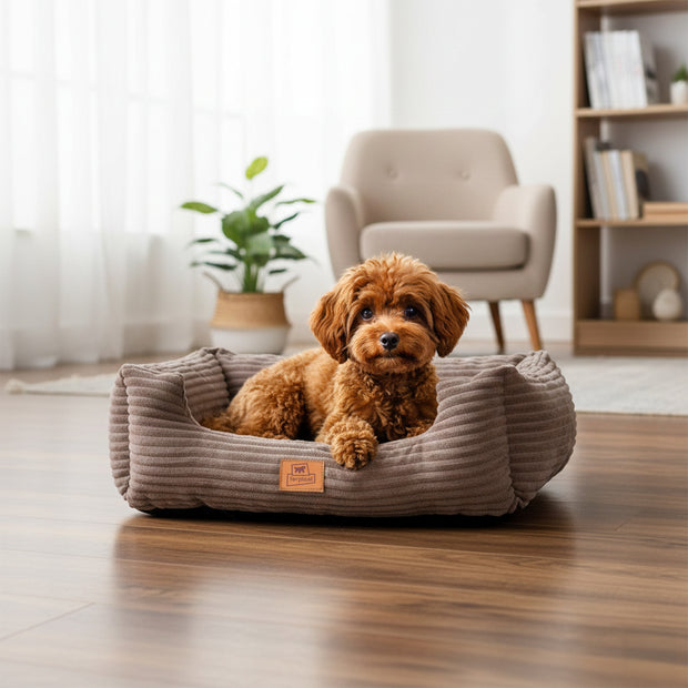SWEETIE CORDUROY Cama suave para perros y gatos