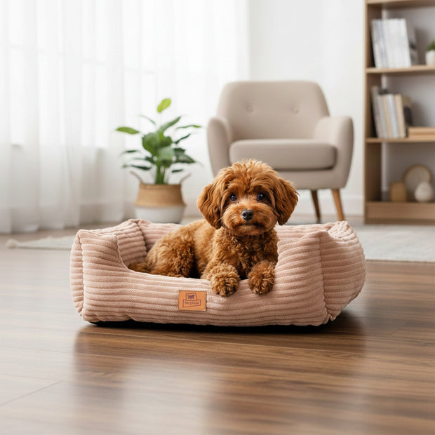 SWEETIE CORDUROY Cama suave para perros y gatos