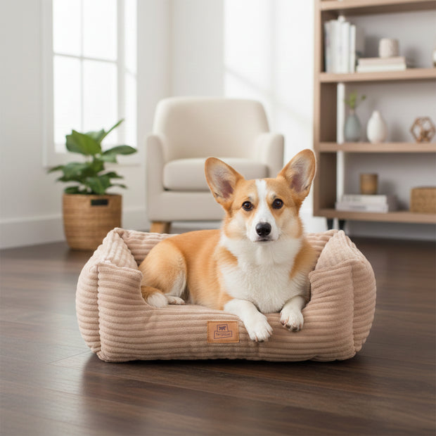 SWEETIE CORDUROY Cama suave para perros y gatos