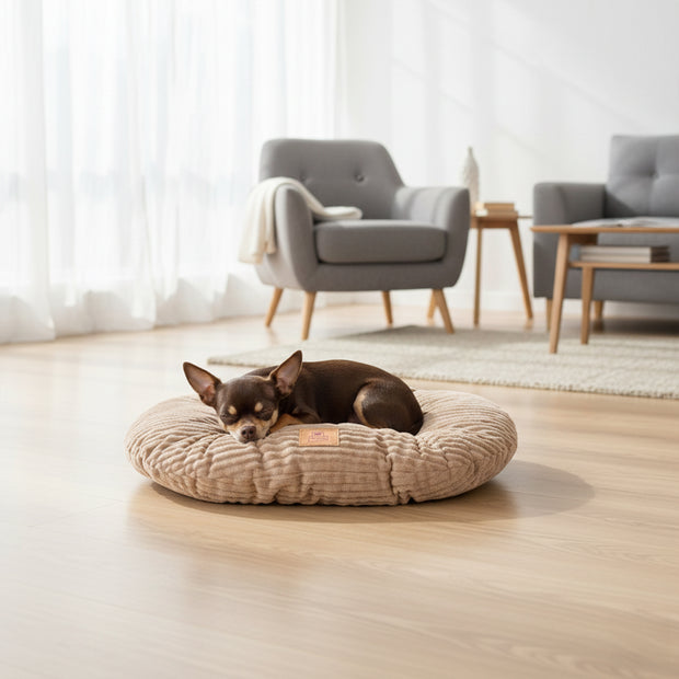 RELAX CORDUROYCojín ovalado para perros y gatos
