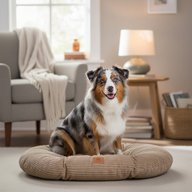 RELAX CORDUROYCojín ovalado para perros y gatos