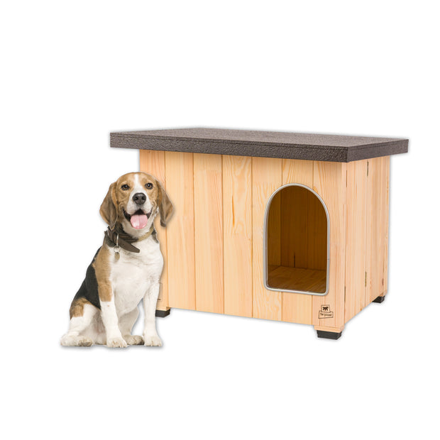 CLICKO Caseta de madera para perros