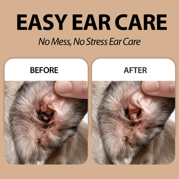 DEDALES DESECHABLES PARA LA LIMPIEZA DE LAS OREJAS DE PERROS Y GATOS (50 unidades) – NATURÉ