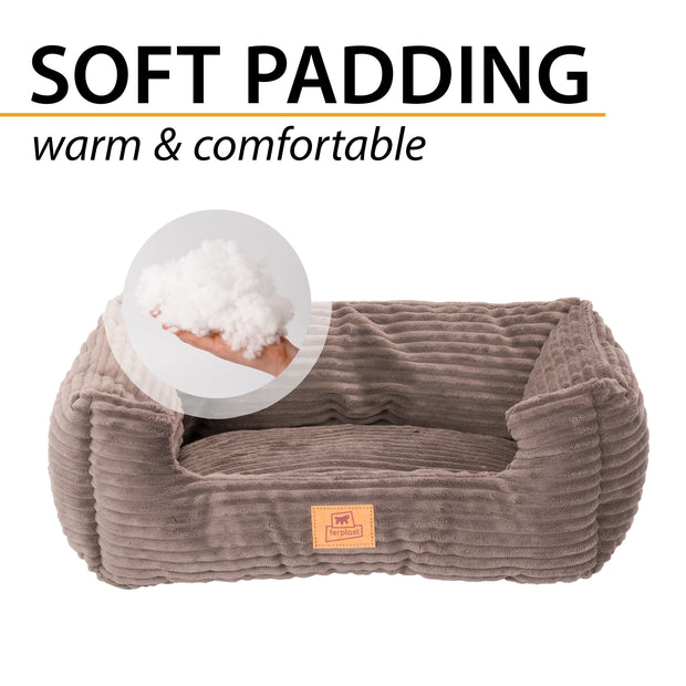 SWEETIE CORDUROY Cama suave para perros y gatos
