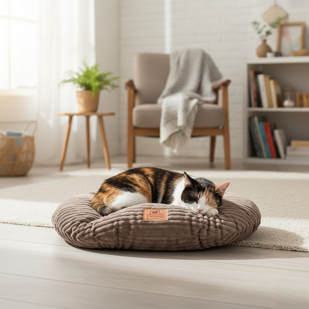 RELAX CORDUROYCojín ovalado para perros y gatos