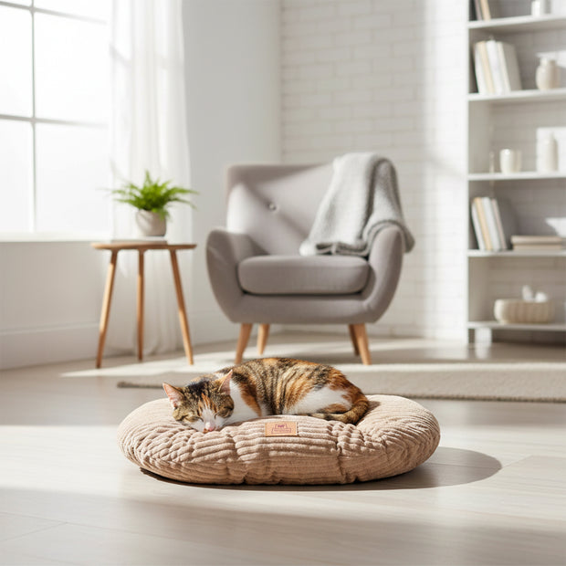 RELAX CORDUROYCojín ovalado para perros y gatos