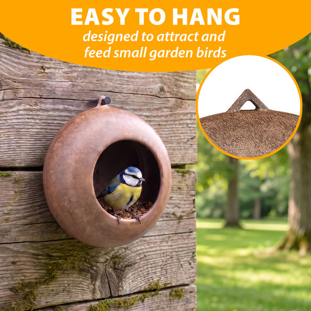 Comedero de exterior para aves silvestres