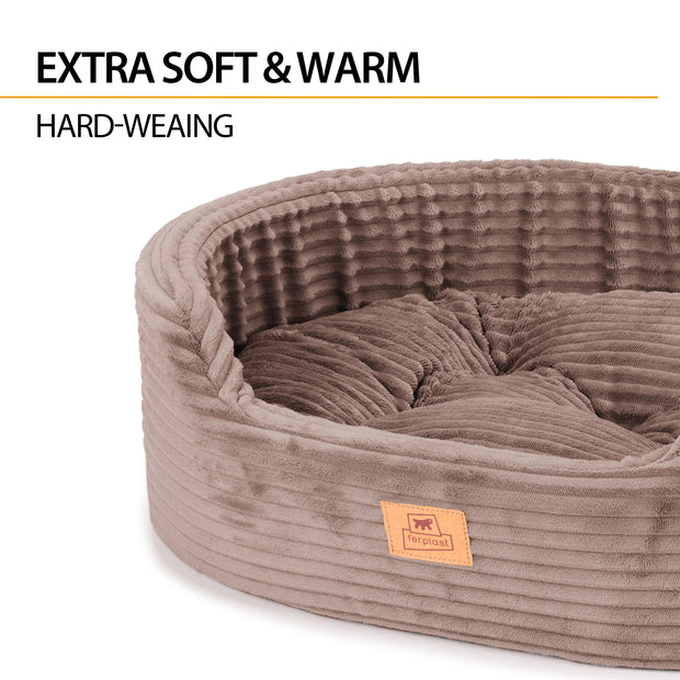 DANDY CORDUROY Cama tipo sofá con cojín extraíble para perros y gatos