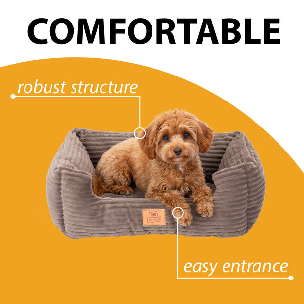 SWEETIE CORDUROY Cama suave para perros y gatos