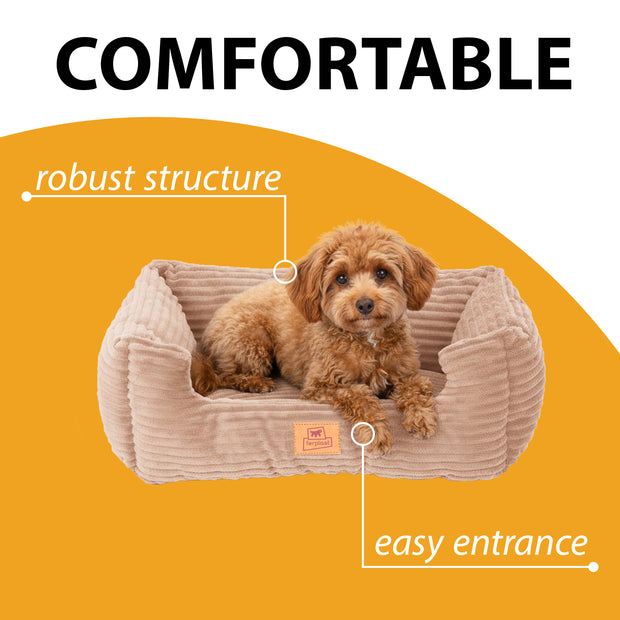 SWEETIE CORDUROY Cama suave para perros y gatos