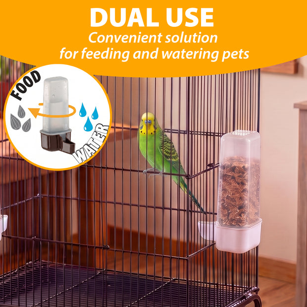 Dispensador de agua o alimento para aves
