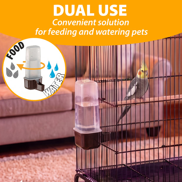 Dispensador de agua o alimento para aves